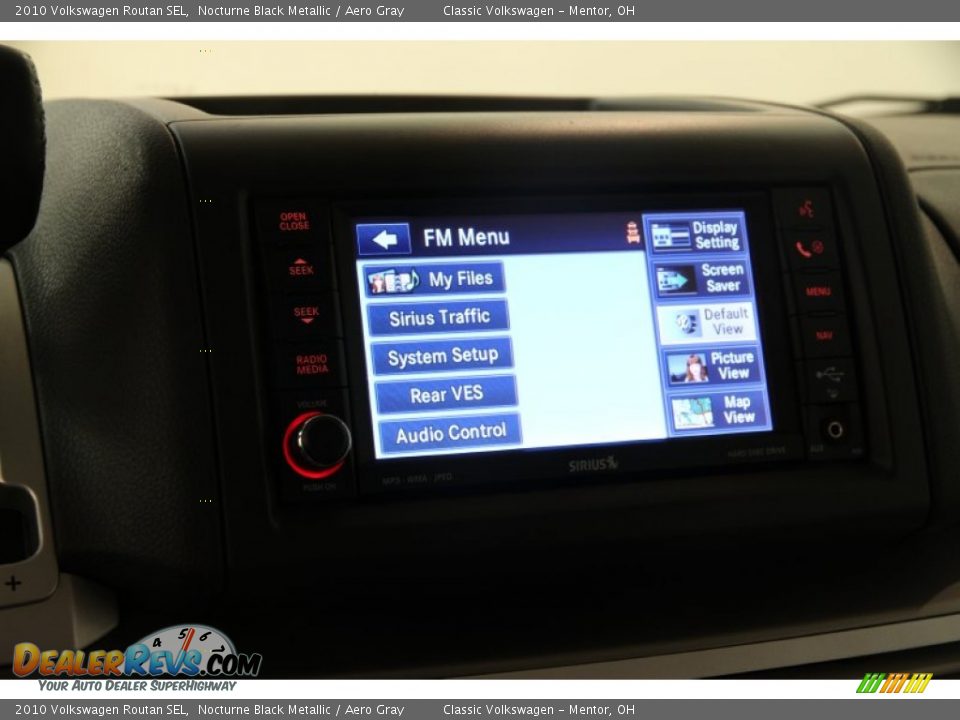 2010 Volkswagen Routan SEL Nocturne Black Metallic / Aero Gray Photo #9