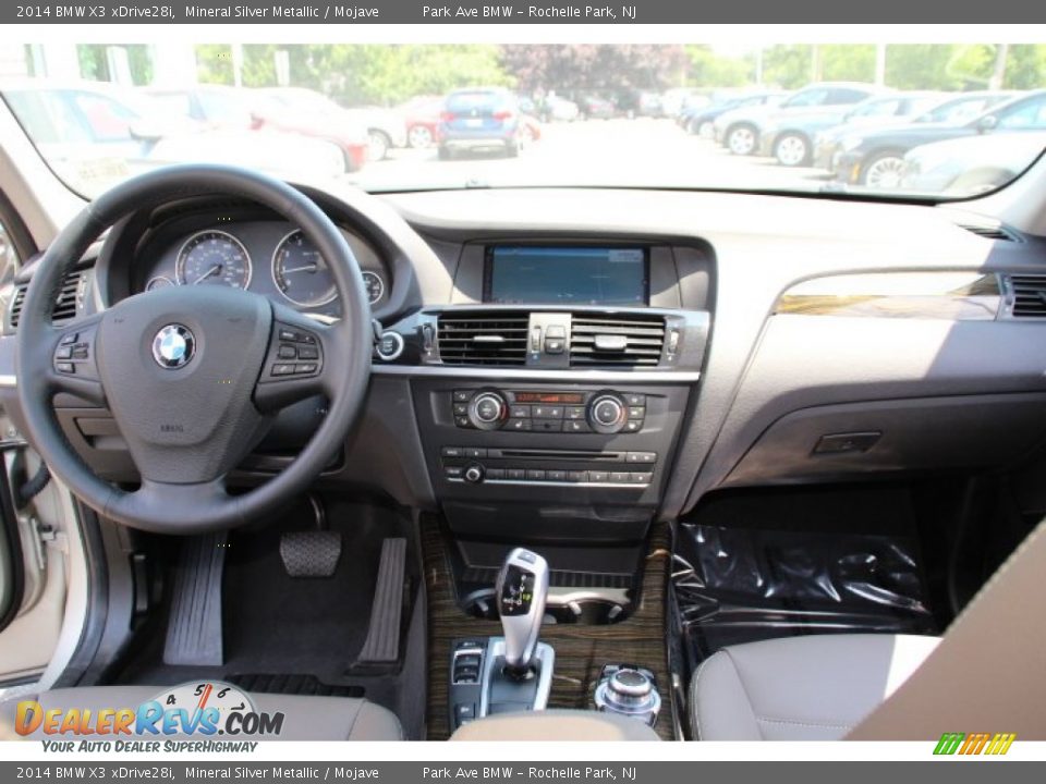 2014 BMW X3 xDrive28i Mineral Silver Metallic / Mojave Photo #14