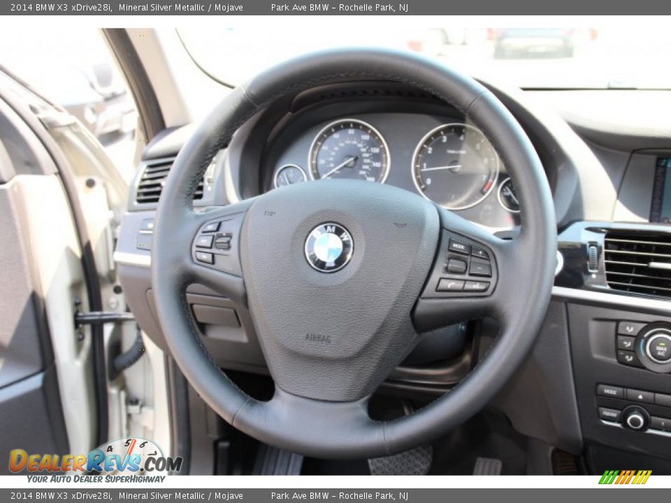 2014 BMW X3 xDrive28i Mineral Silver Metallic / Mojave Photo #17