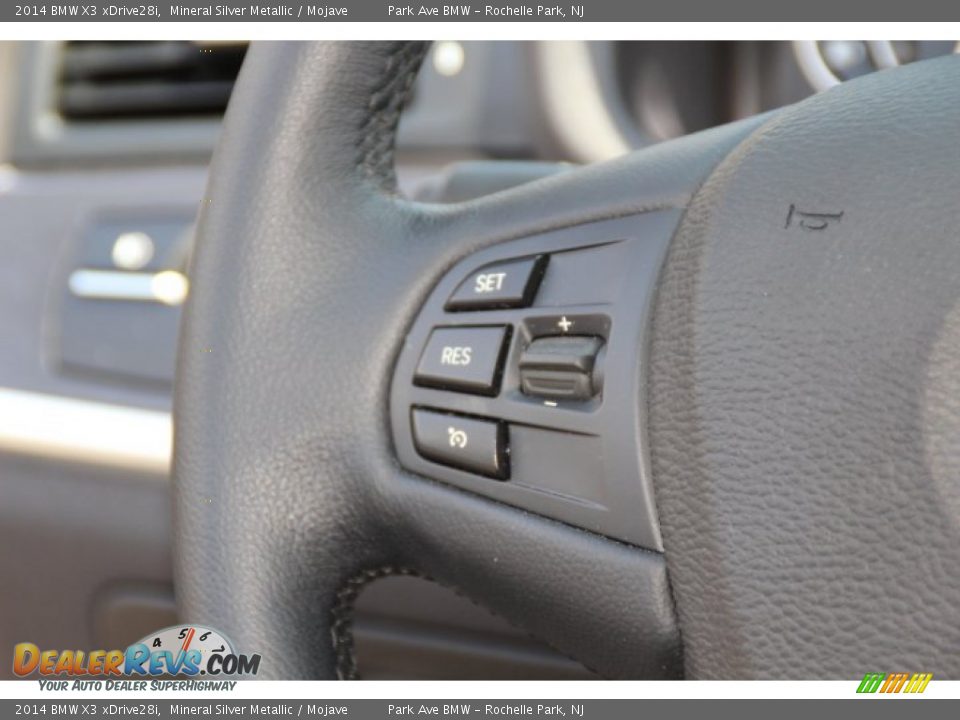 2014 BMW X3 xDrive28i Mineral Silver Metallic / Mojave Photo #18