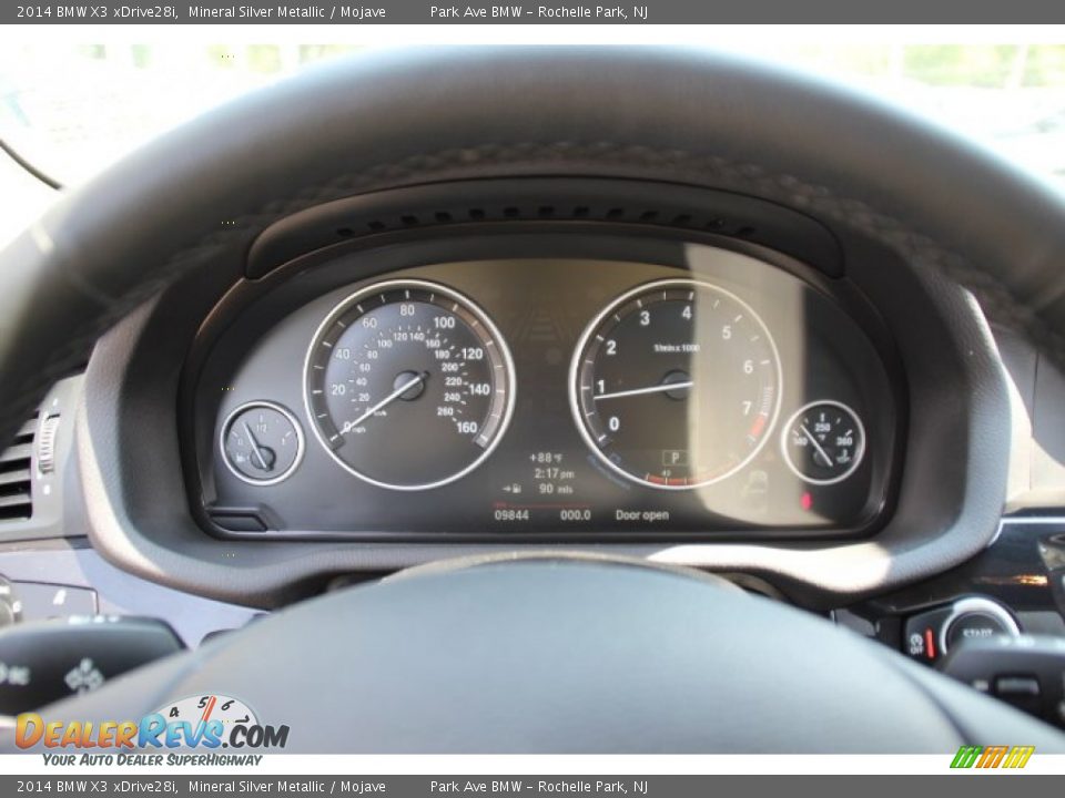 2014 BMW X3 xDrive28i Mineral Silver Metallic / Mojave Photo #20