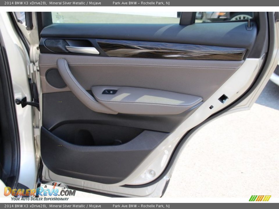 2014 BMW X3 xDrive28i Mineral Silver Metallic / Mojave Photo #23