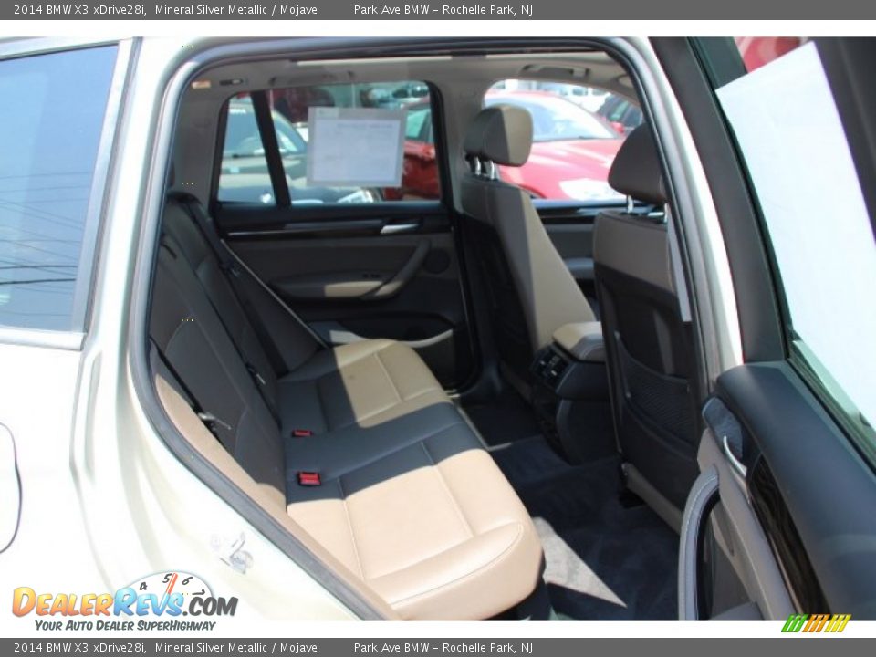 2014 BMW X3 xDrive28i Mineral Silver Metallic / Mojave Photo #24