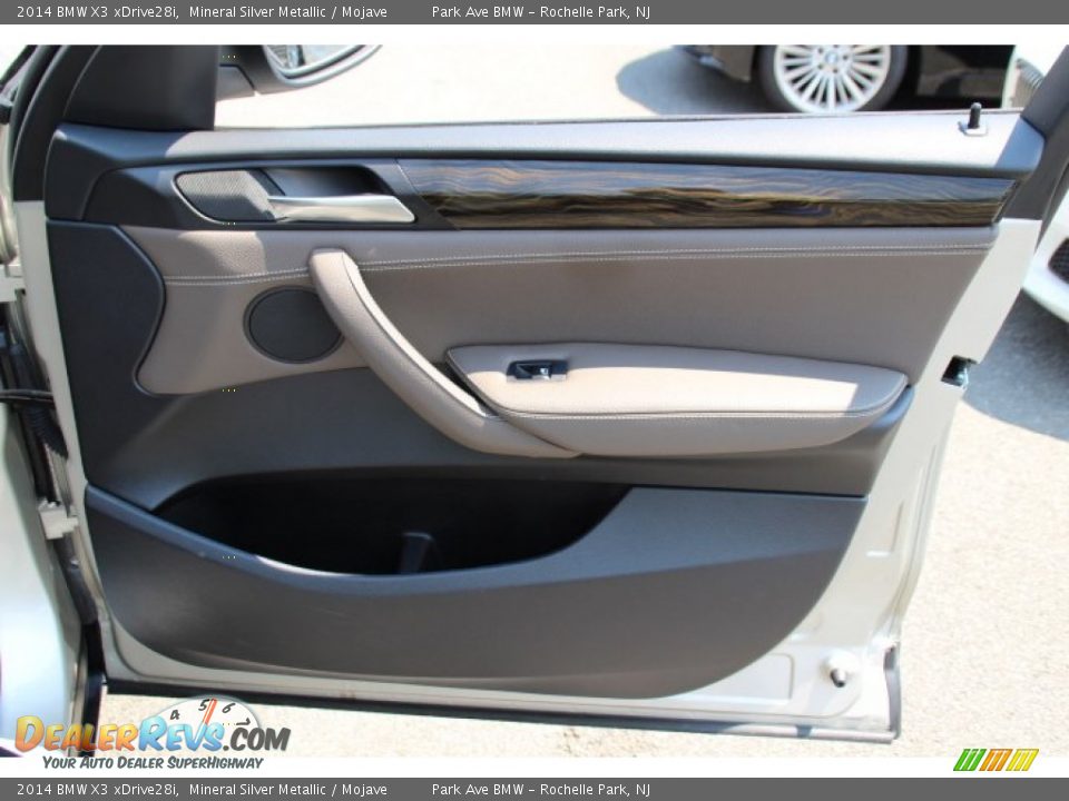 2014 BMW X3 xDrive28i Mineral Silver Metallic / Mojave Photo #25