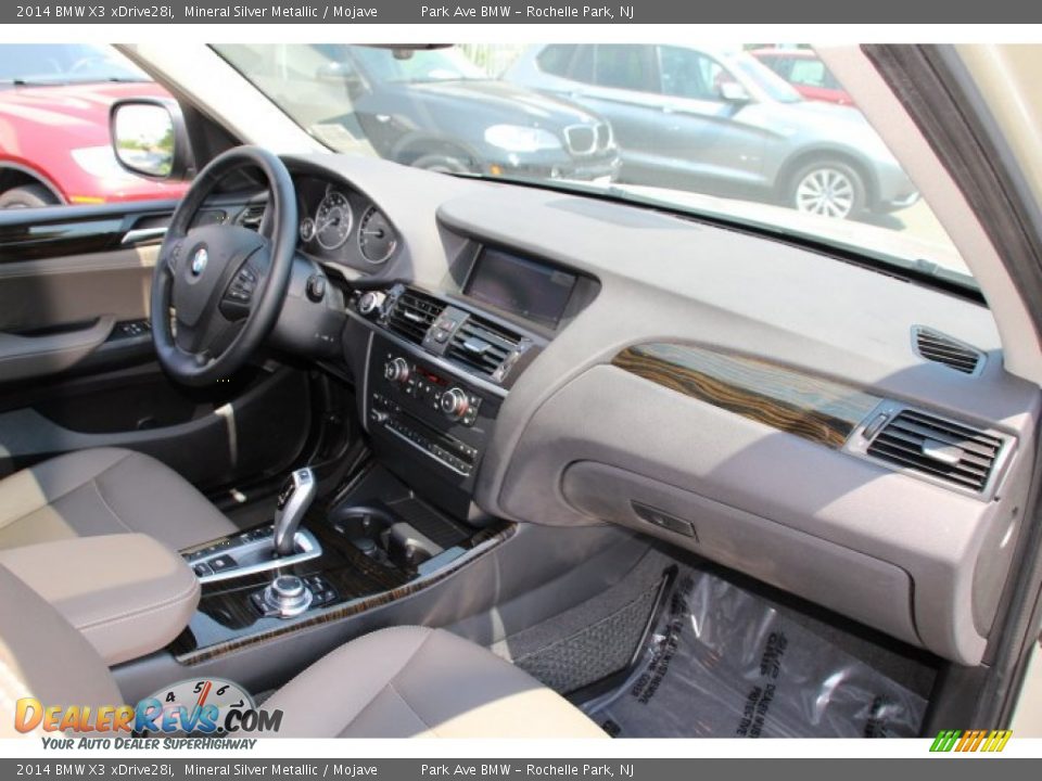 2014 BMW X3 xDrive28i Mineral Silver Metallic / Mojave Photo #26