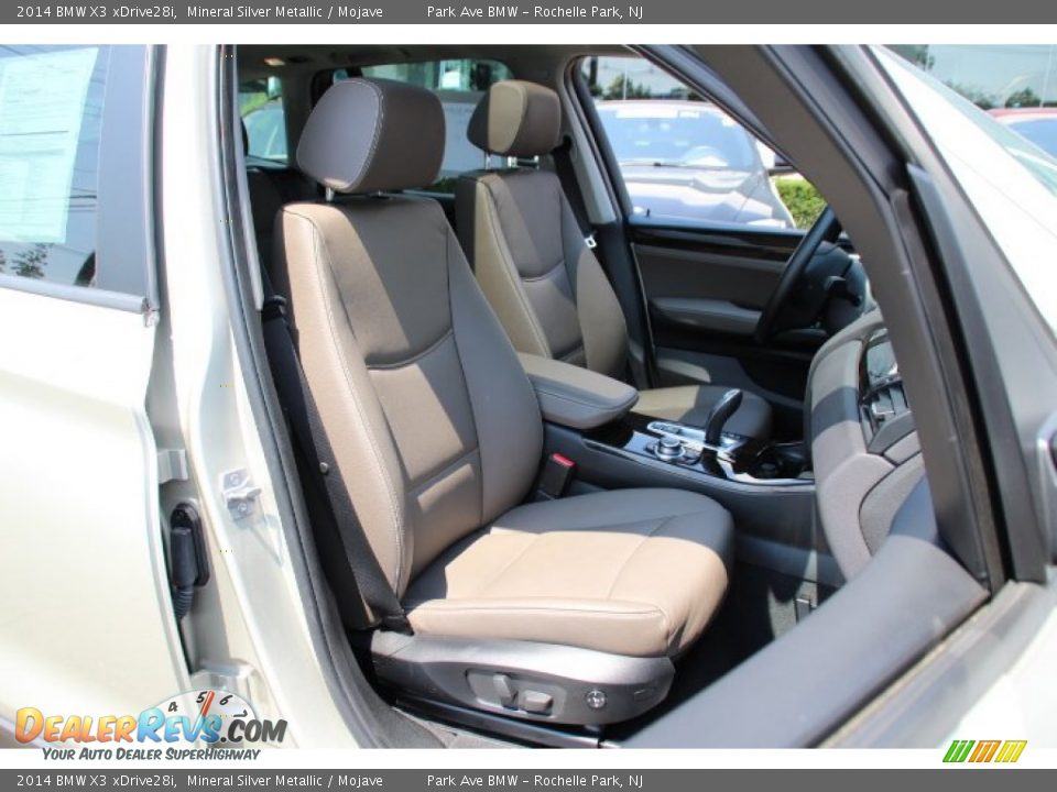 2014 BMW X3 xDrive28i Mineral Silver Metallic / Mojave Photo #28