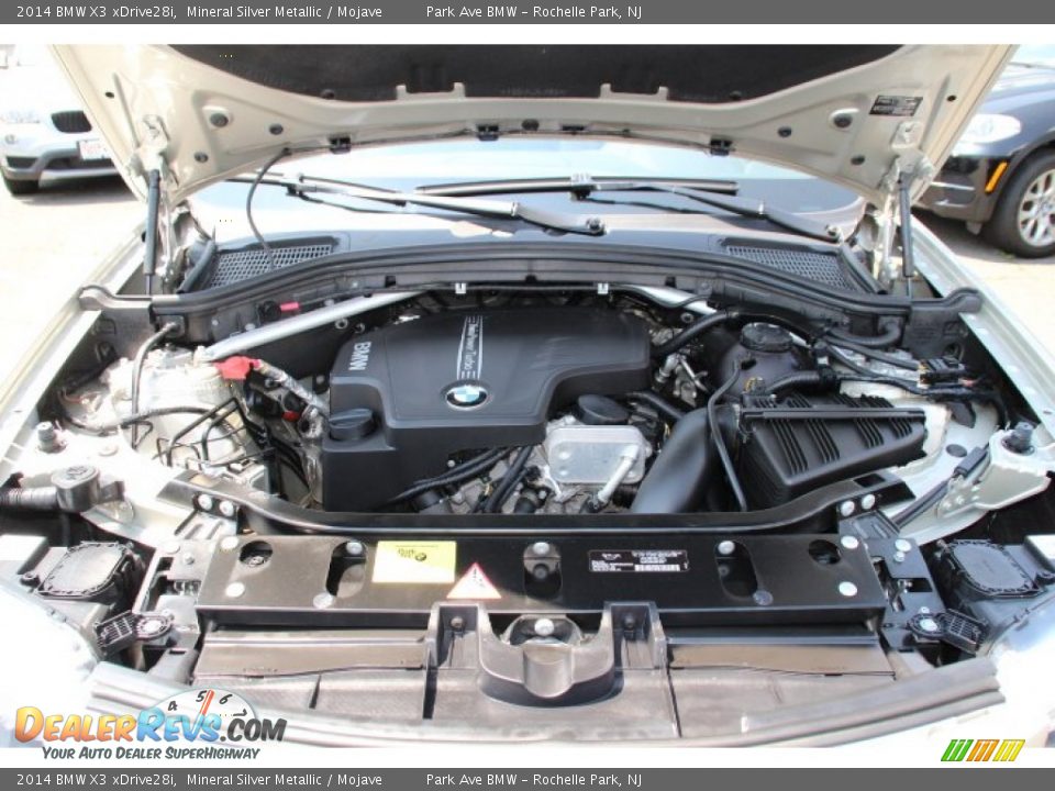 2014 BMW X3 xDrive28i Mineral Silver Metallic / Mojave Photo #29
