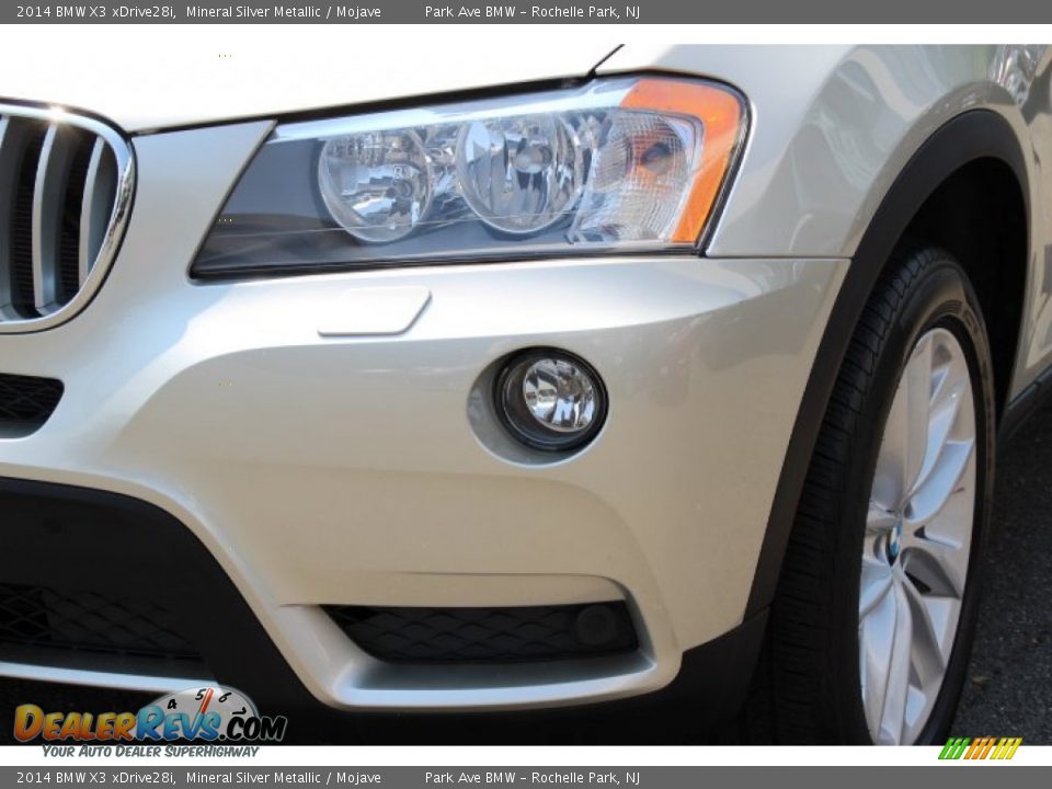 2014 BMW X3 xDrive28i Mineral Silver Metallic / Mojave Photo #30
