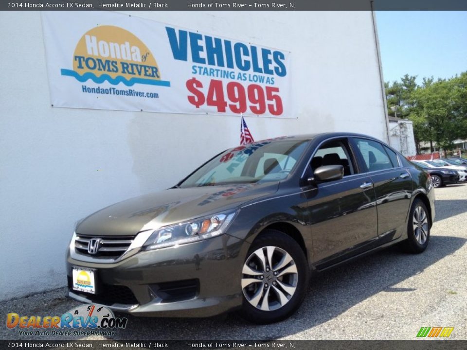2014 Honda Accord LX Sedan Hematite Metallic / Black Photo #1