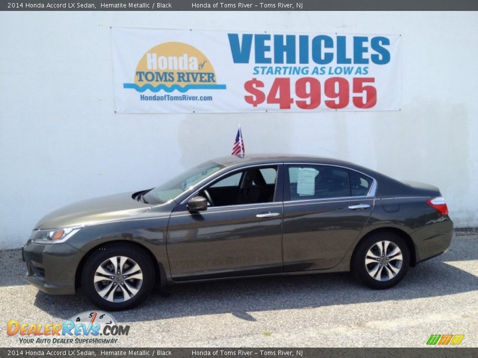 2014 Honda Accord LX Sedan Hematite Metallic / Black Photo #5