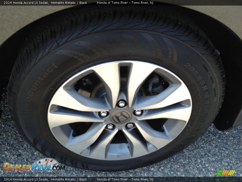 2014 Honda Accord LX Sedan Hematite Metallic / Black Photo #6