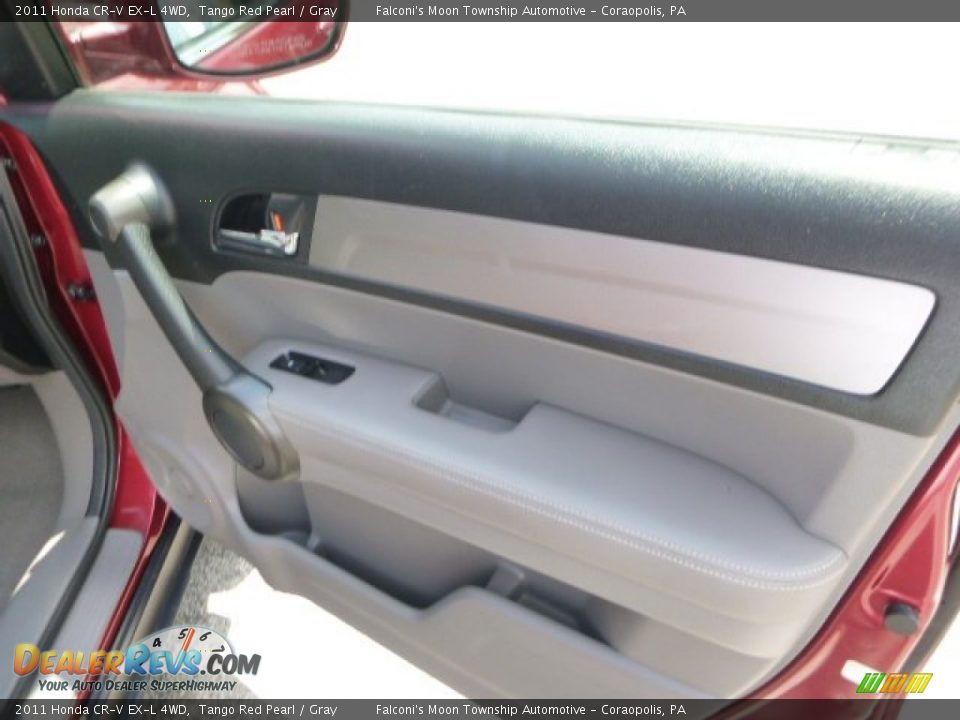 2011 Honda CR-V EX-L 4WD Tango Red Pearl / Gray Photo #12