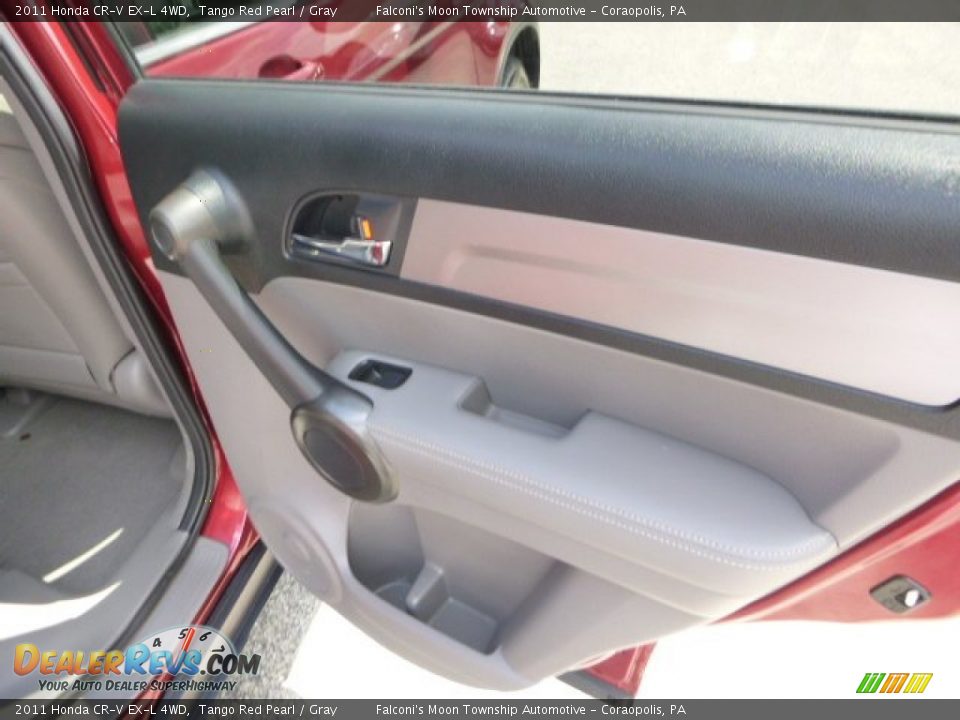 2011 Honda CR-V EX-L 4WD Tango Red Pearl / Gray Photo #14