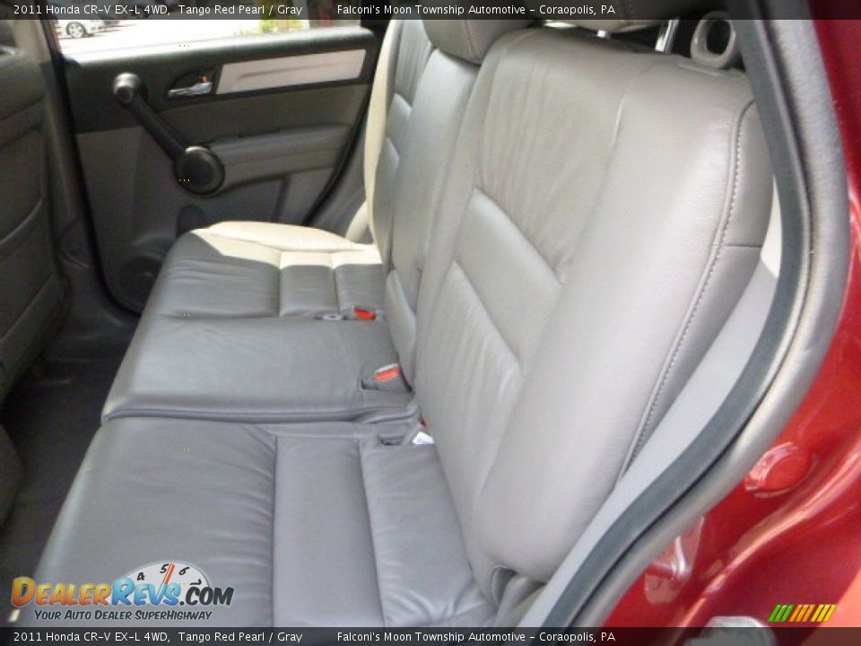 2011 Honda CR-V EX-L 4WD Tango Red Pearl / Gray Photo #16