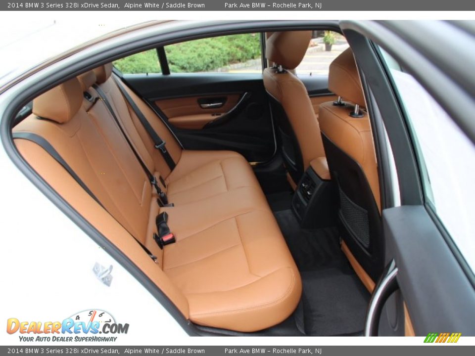 Rear Seat of 2014 BMW 3 Series 328i xDrive Sedan Photo #24