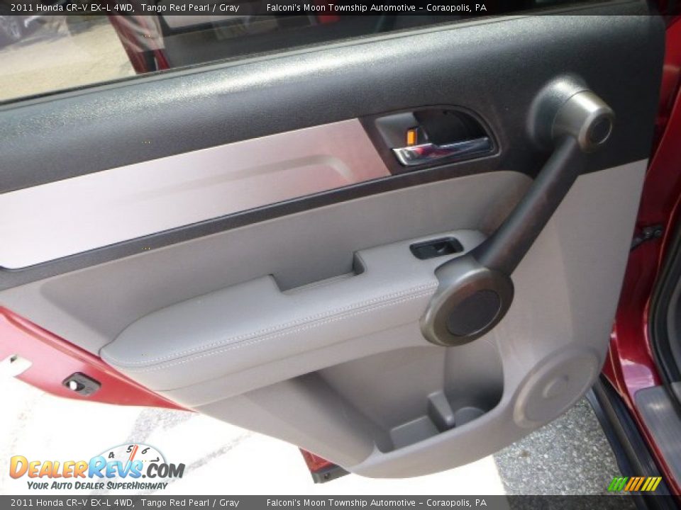 2011 Honda CR-V EX-L 4WD Tango Red Pearl / Gray Photo #18