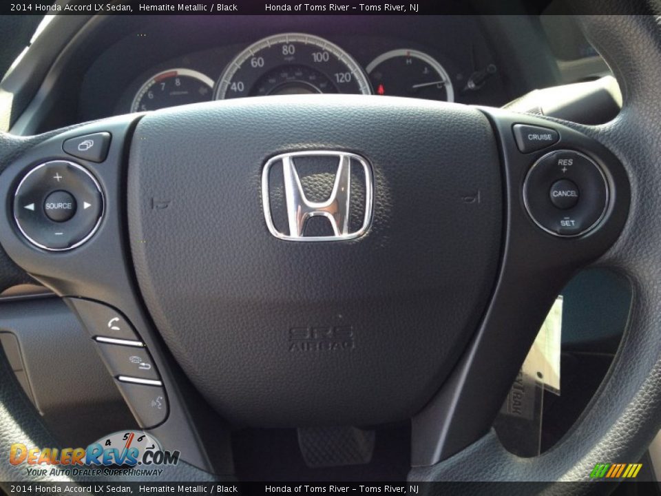 2014 Honda Accord LX Sedan Hematite Metallic / Black Photo #20