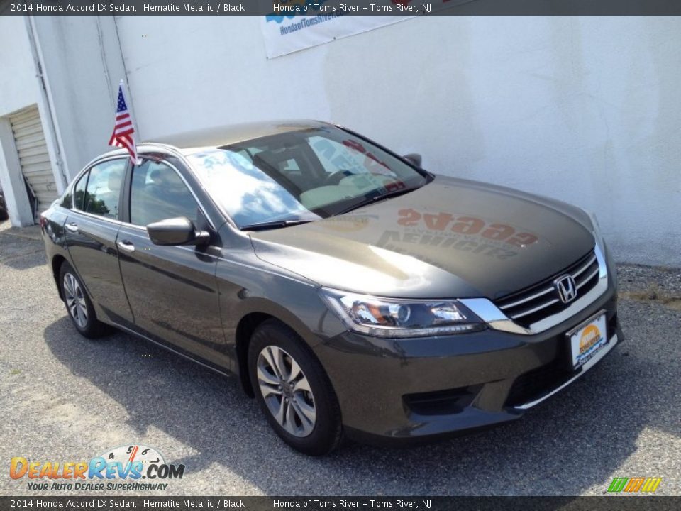 2014 Honda Accord LX Sedan Hematite Metallic / Black Photo #31