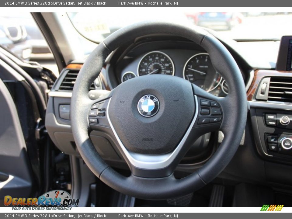 2014 BMW 3 Series 328d xDrive Sedan Steering Wheel Photo #17