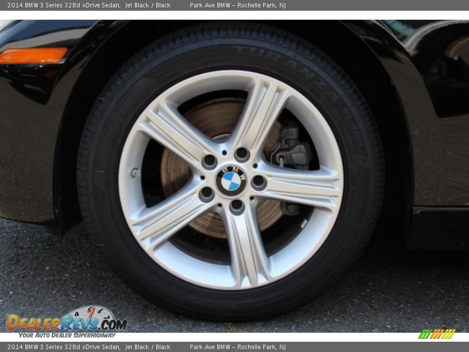 2014 BMW 3 Series 328d xDrive Sedan Jet Black / Black Photo #31