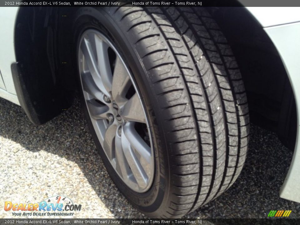 2012 Honda Accord EX-L V6 Sedan White Orchid Pearl / Ivory Photo #2