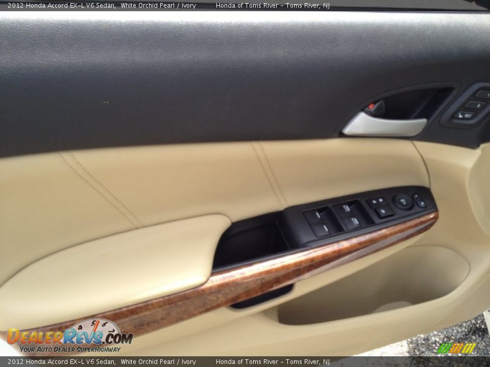 2012 Honda Accord EX-L V6 Sedan White Orchid Pearl / Ivory Photo #13