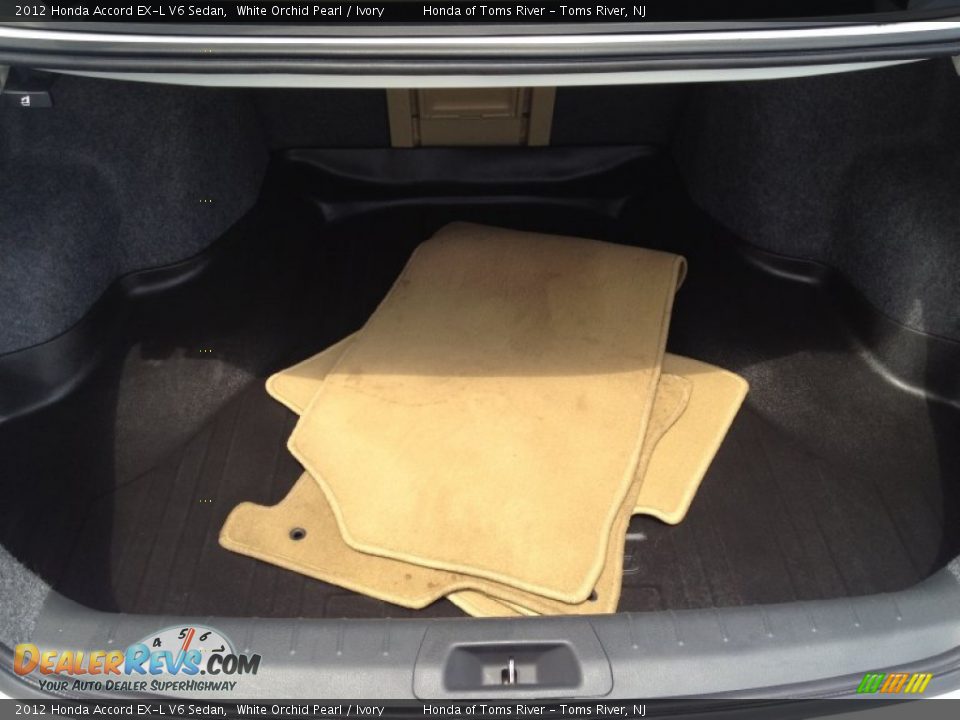 2012 Honda Accord EX-L V6 Sedan White Orchid Pearl / Ivory Photo #22