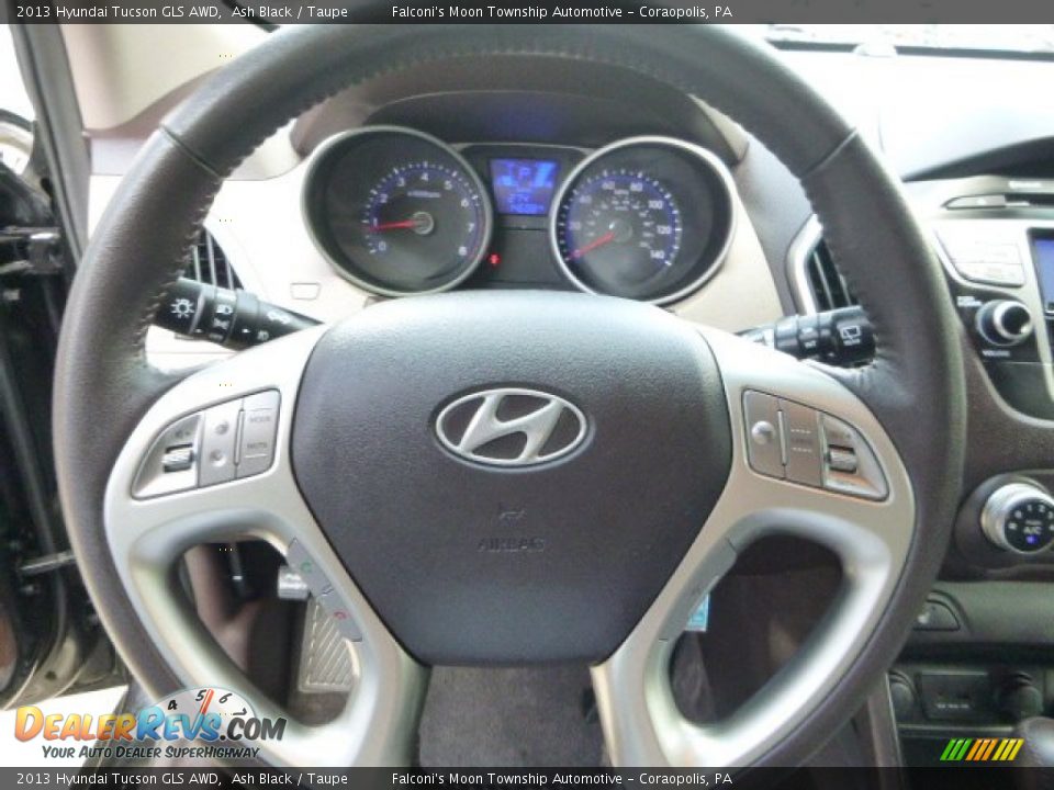 2013 Hyundai Tucson GLS AWD Ash Black / Taupe Photo #22