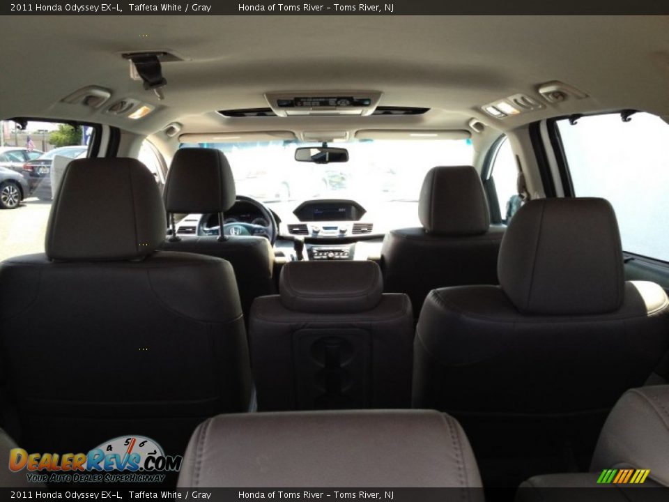 2011 Honda Odyssey EX-L Taffeta White / Gray Photo #10