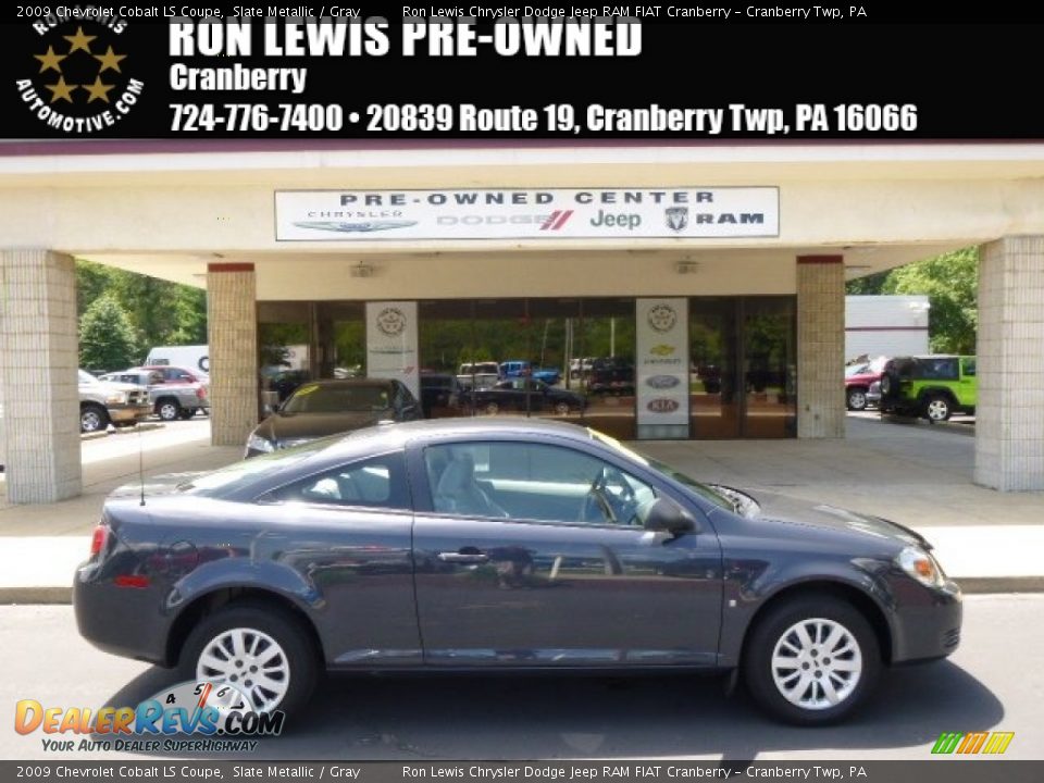 2009 Chevrolet Cobalt LS Coupe Slate Metallic / Gray Photo #1