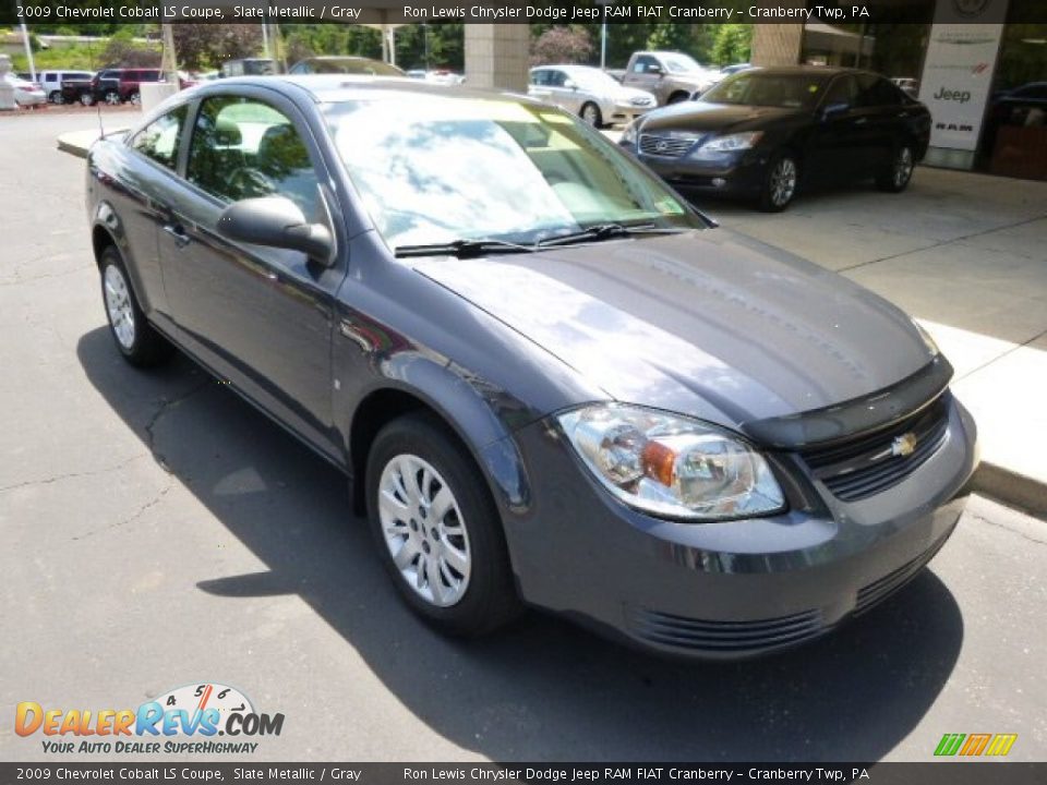 2009 Chevrolet Cobalt LS Coupe Slate Metallic / Gray Photo #2