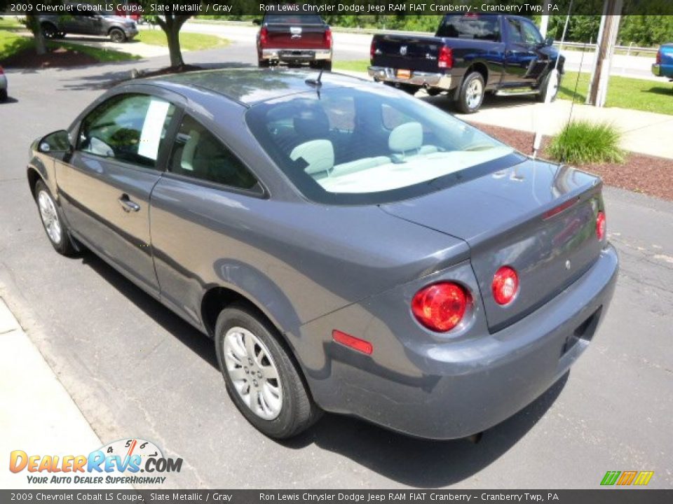 2009 Chevrolet Cobalt LS Coupe Slate Metallic / Gray Photo #6