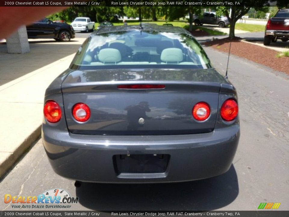 2009 Chevrolet Cobalt LS Coupe Slate Metallic / Gray Photo #7