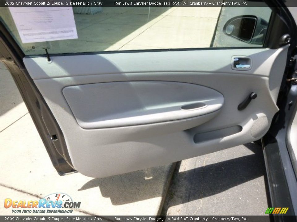 2009 Chevrolet Cobalt LS Coupe Slate Metallic / Gray Photo #13