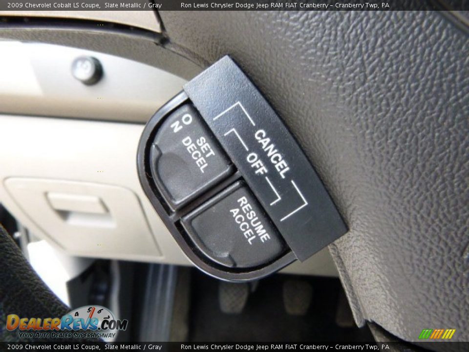 2009 Chevrolet Cobalt LS Coupe Slate Metallic / Gray Photo #17