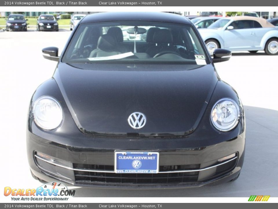 2014 Volkswagen Beetle TDI Black / Titan Black Photo #2