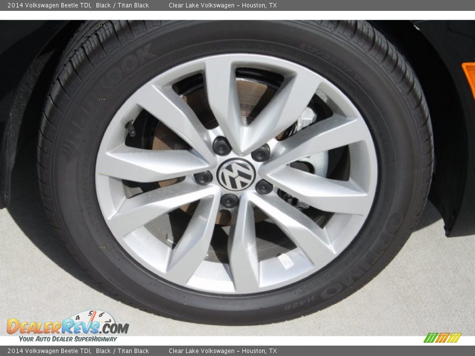 2014 Volkswagen Beetle TDI Black / Titan Black Photo #5