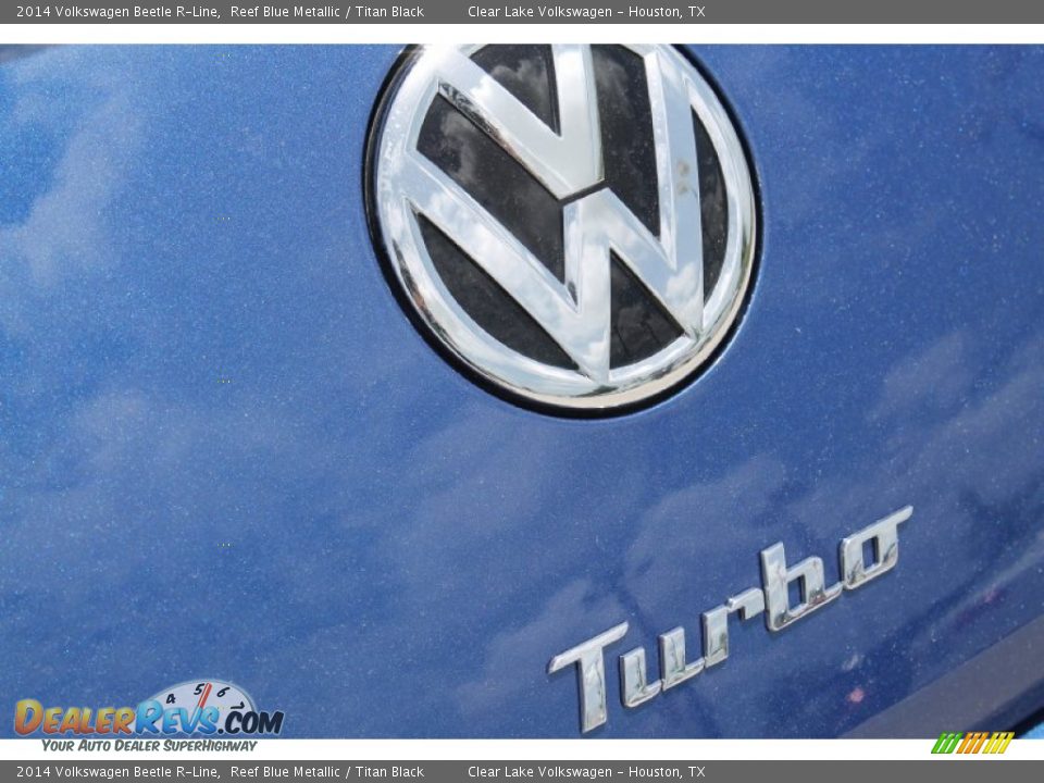 2014 Volkswagen Beetle R-Line Reef Blue Metallic / Titan Black Photo #8