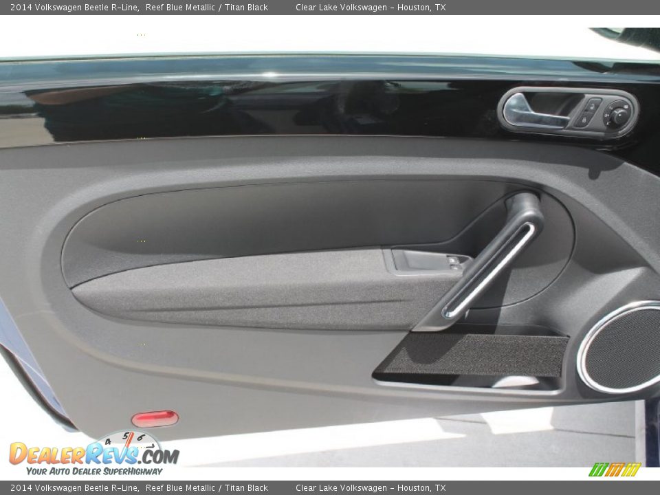 2014 Volkswagen Beetle R-Line Reef Blue Metallic / Titan Black Photo #15