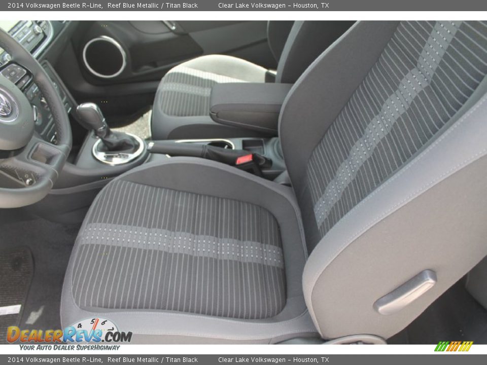 2014 Volkswagen Beetle R-Line Reef Blue Metallic / Titan Black Photo #17