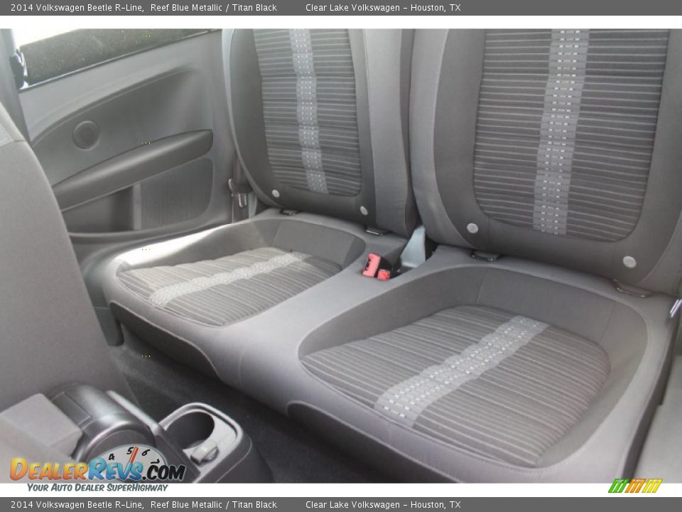 2014 Volkswagen Beetle R-Line Reef Blue Metallic / Titan Black Photo #18