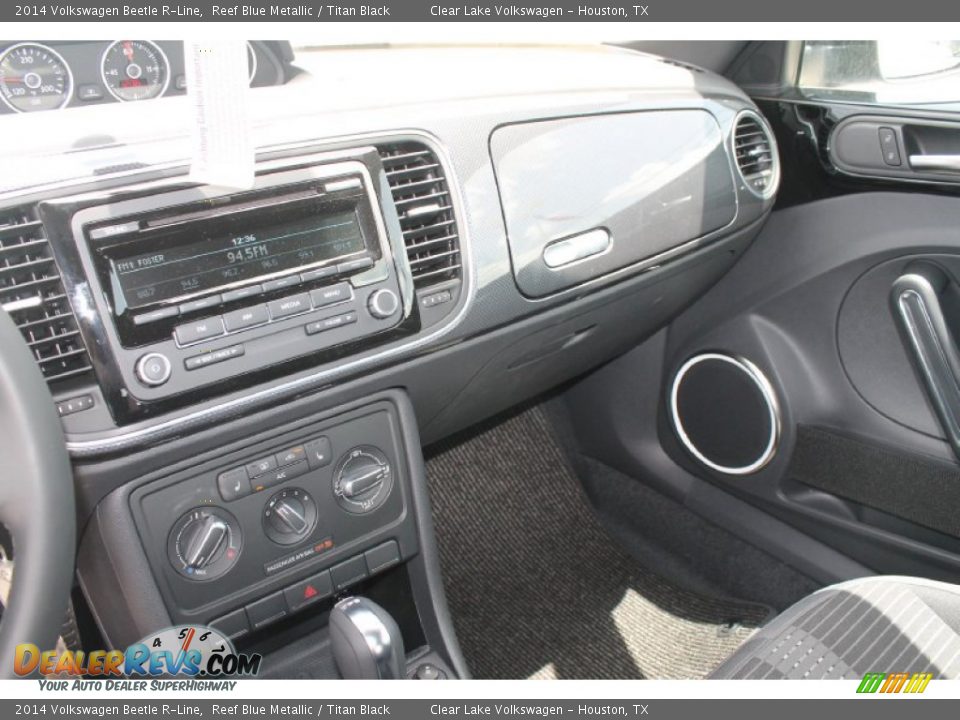 2014 Volkswagen Beetle R-Line Reef Blue Metallic / Titan Black Photo #21