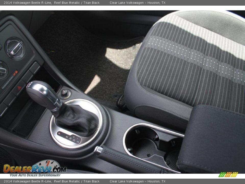 2014 Volkswagen Beetle R-Line Reef Blue Metallic / Titan Black Photo #22