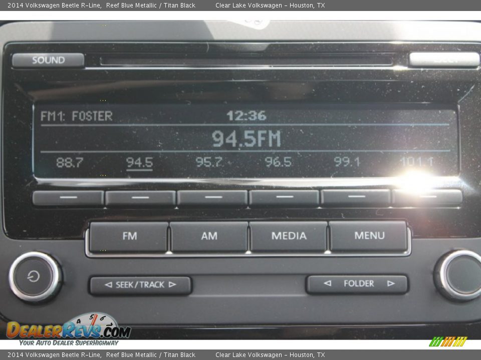 2014 Volkswagen Beetle R-Line Reef Blue Metallic / Titan Black Photo #25