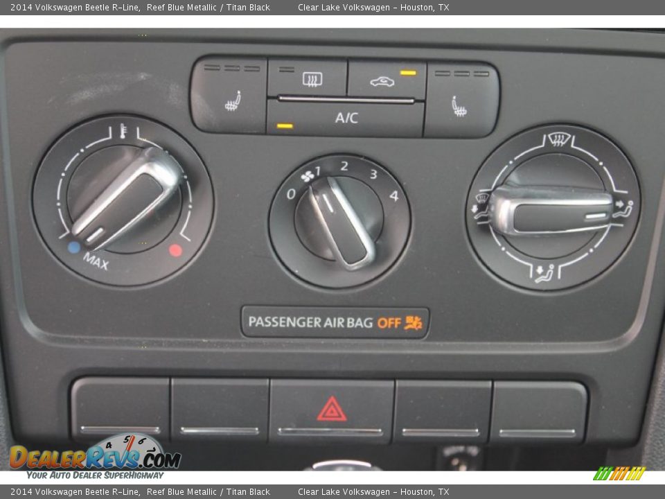 2014 Volkswagen Beetle R-Line Reef Blue Metallic / Titan Black Photo #26