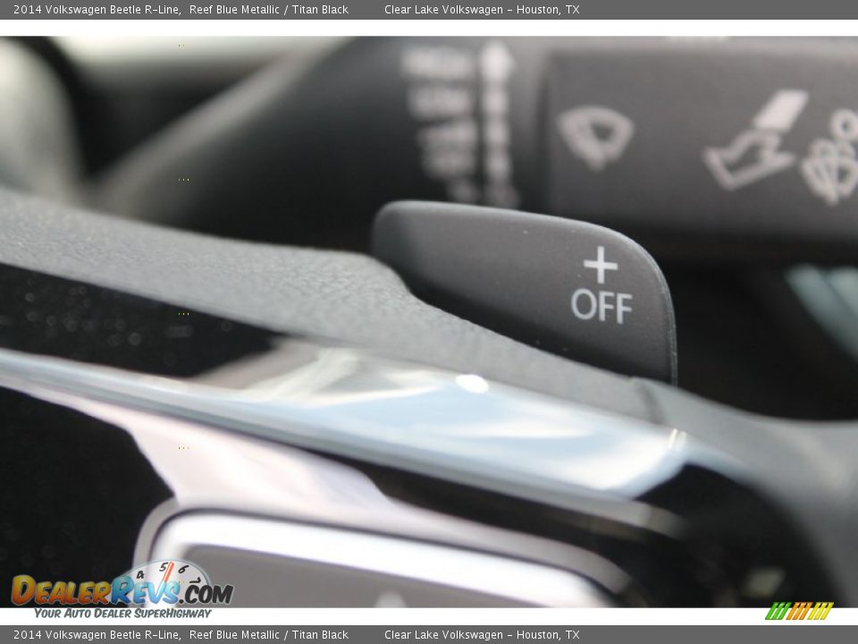 2014 Volkswagen Beetle R-Line Reef Blue Metallic / Titan Black Photo #28