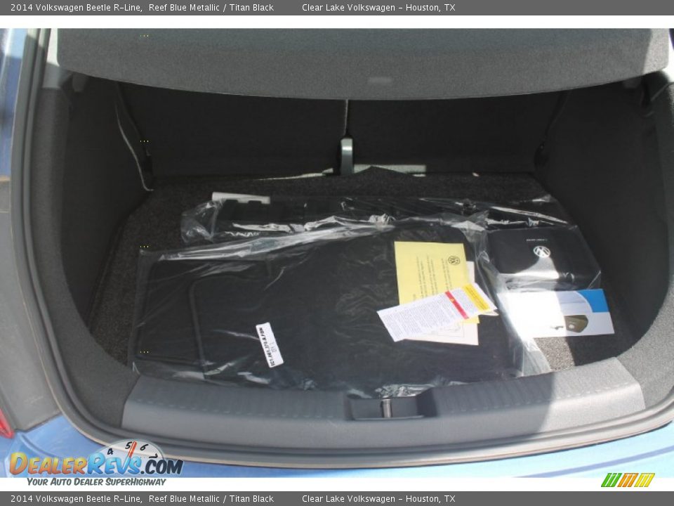 2014 Volkswagen Beetle R-Line Reef Blue Metallic / Titan Black Photo #30
