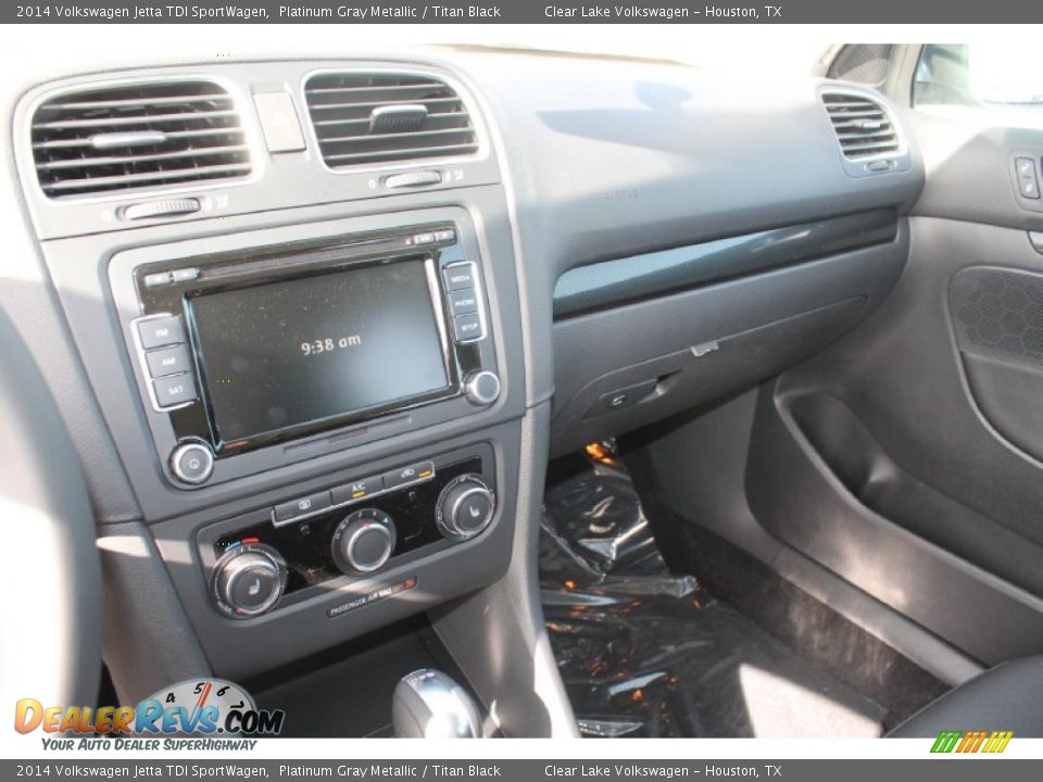 2014 Volkswagen Jetta TDI SportWagen Platinum Gray Metallic / Titan Black Photo #11