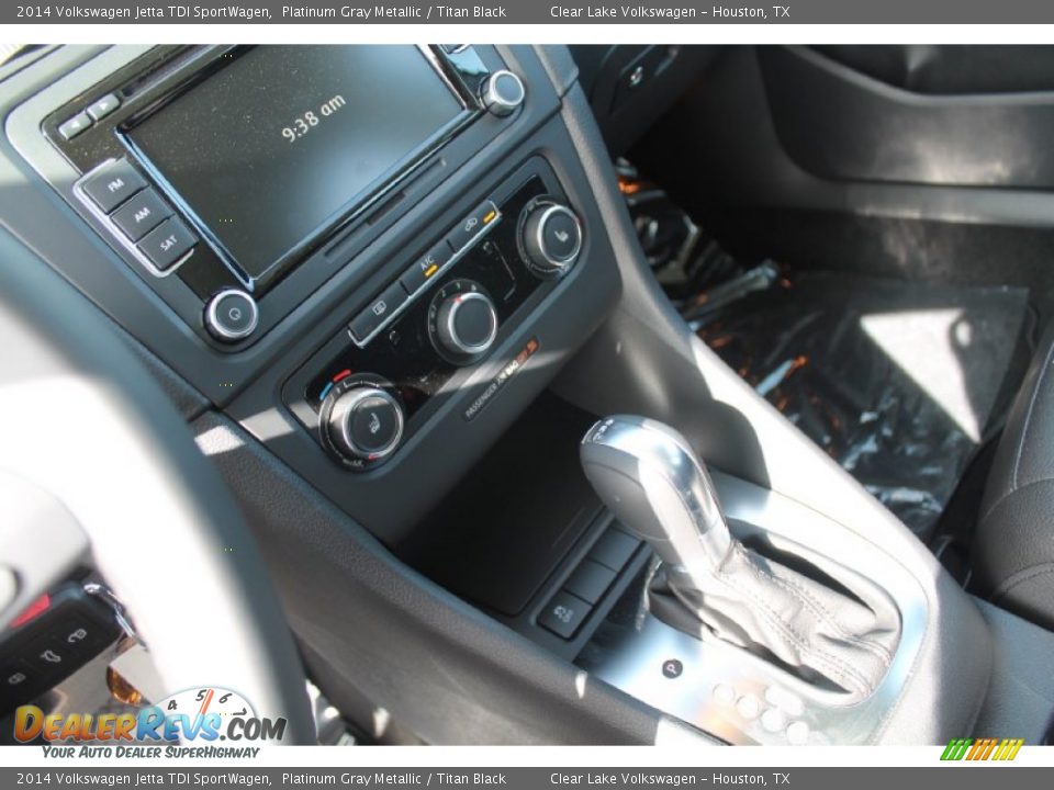2014 Volkswagen Jetta TDI SportWagen Platinum Gray Metallic / Titan Black Photo #12