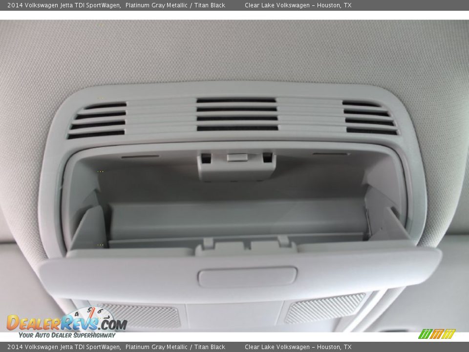 2014 Volkswagen Jetta TDI SportWagen Platinum Gray Metallic / Titan Black Photo #13